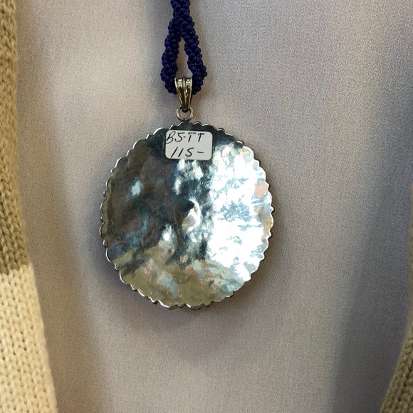 Genuine stone mandala Necklace - Picture 3 of 7